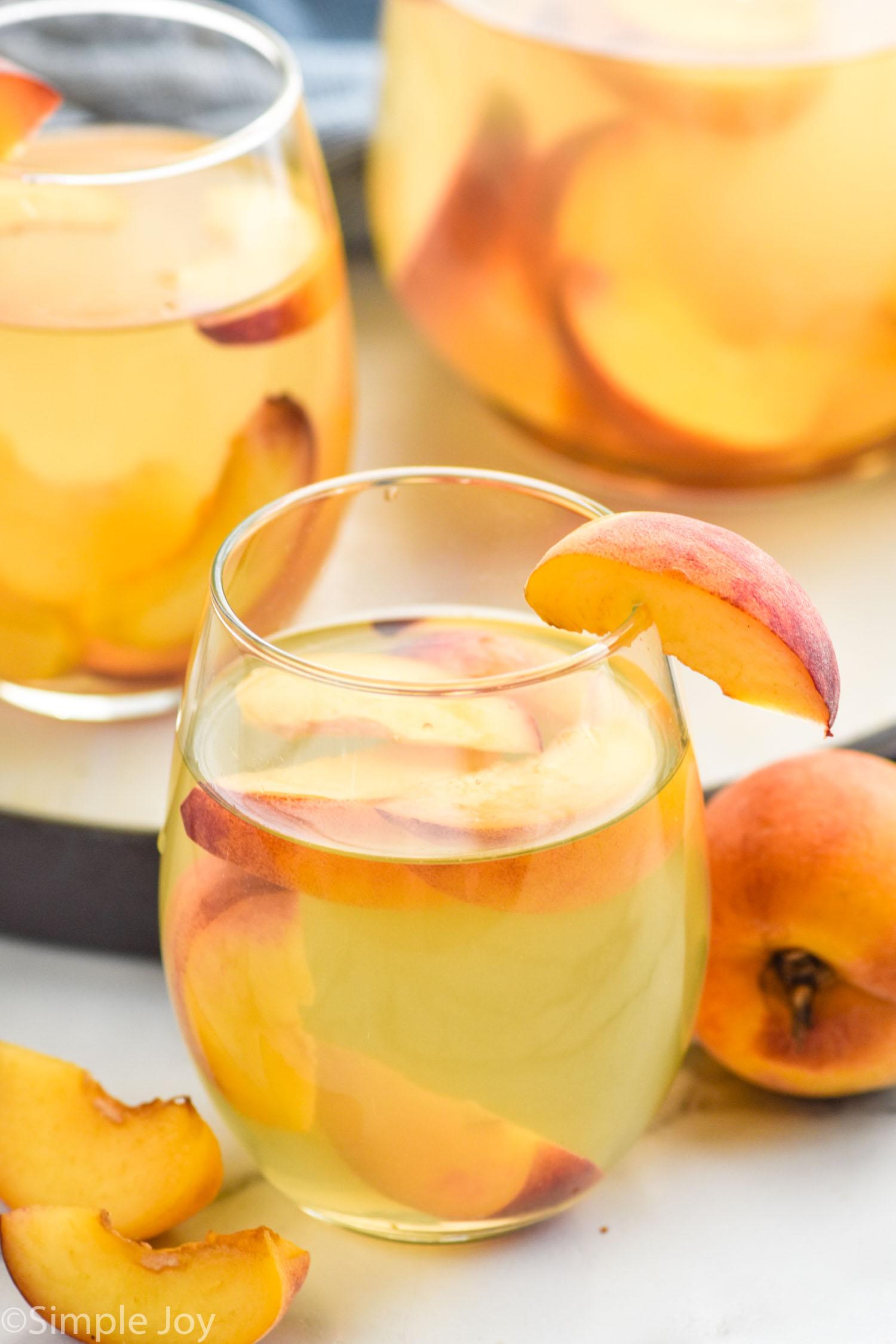 Peach Sangria Recipe - Simple Joy