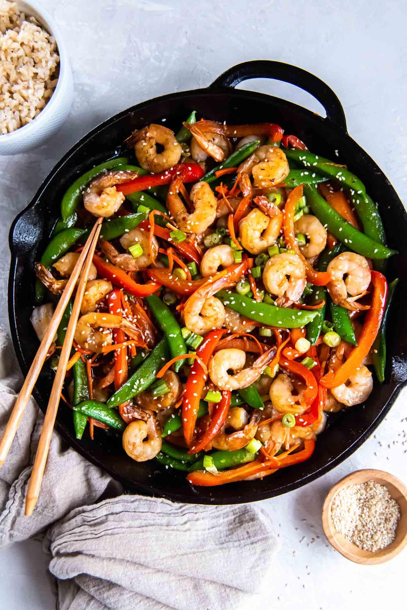 Shrimp Stir Fry - Kristine's Kitchen