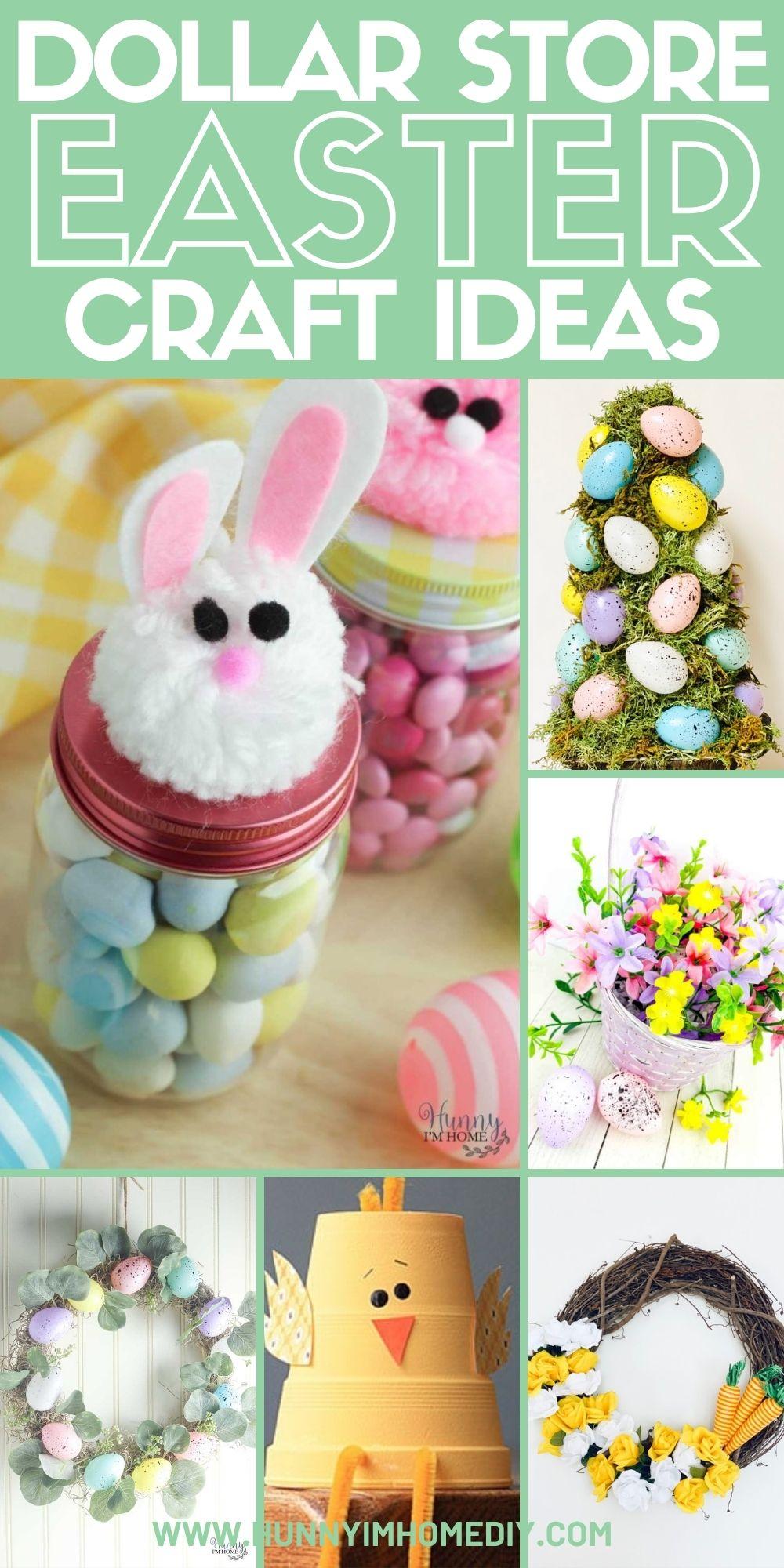 26 Cheap & Easy Dollar Tree Easter Crafts to Make at Home