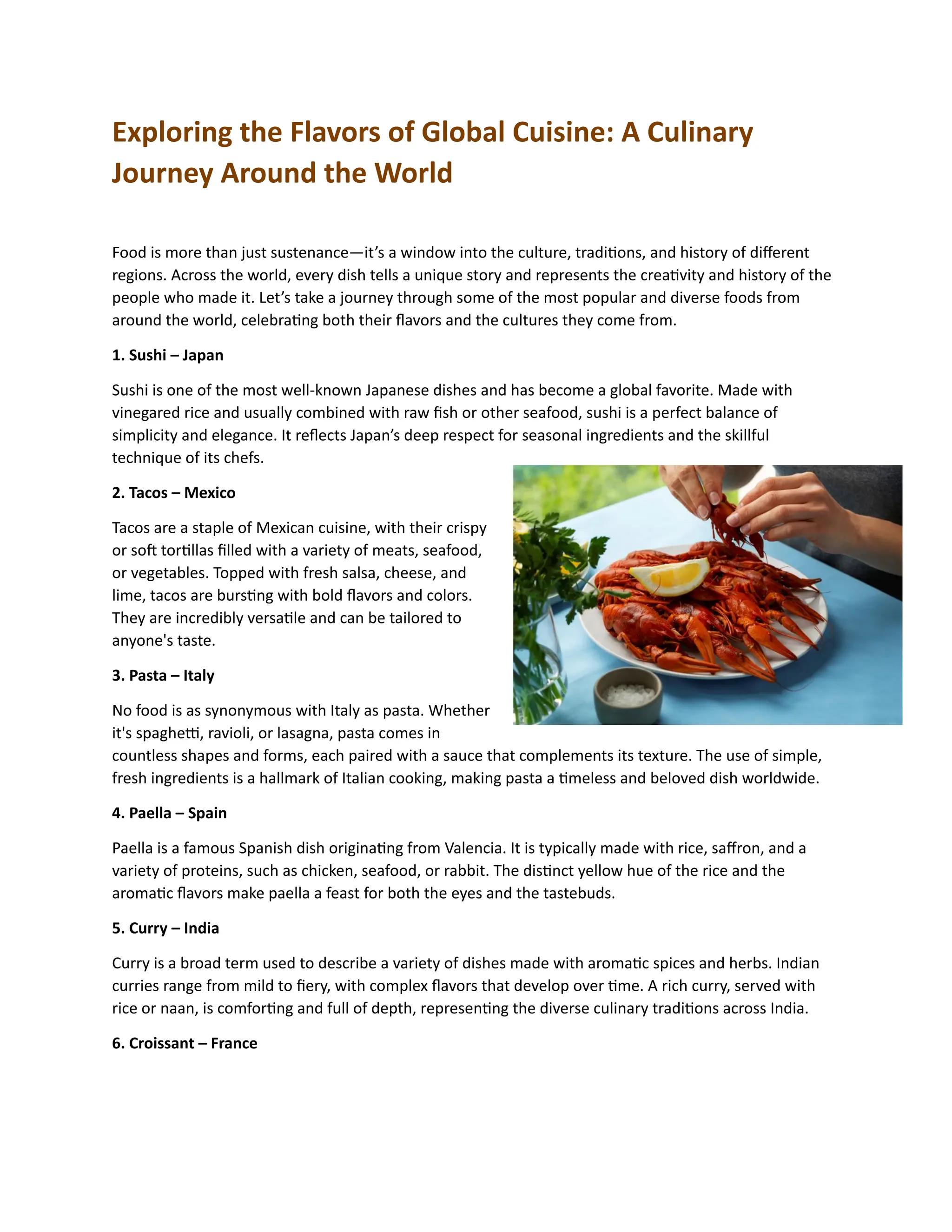 <b>Exploring</b> the Flavors of <b>Global Cuisine</b>.pdf