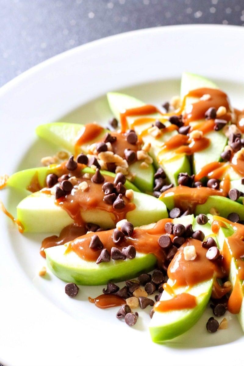 <b>Caramel Apple Nachos</b> - All Things Mamma