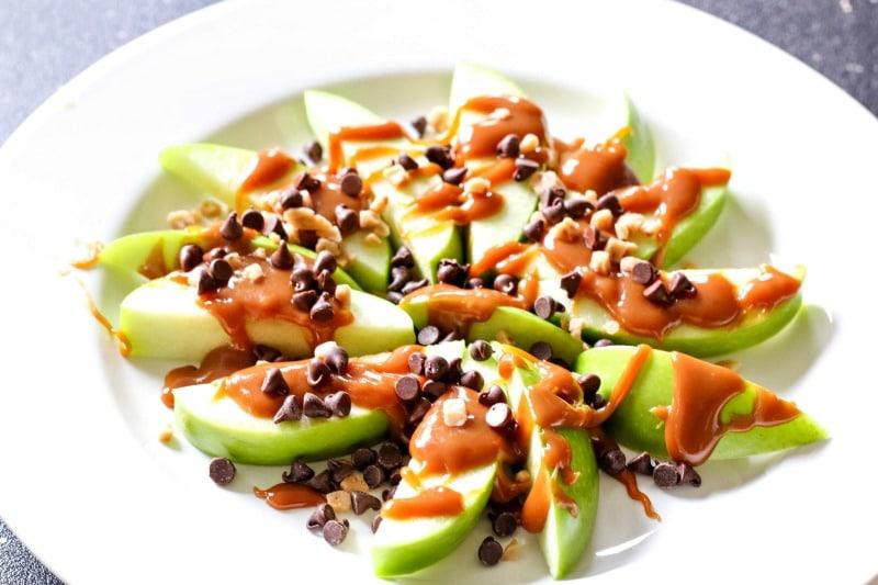 <b>Caramel Apple Nachos</b> - All Things Mamma