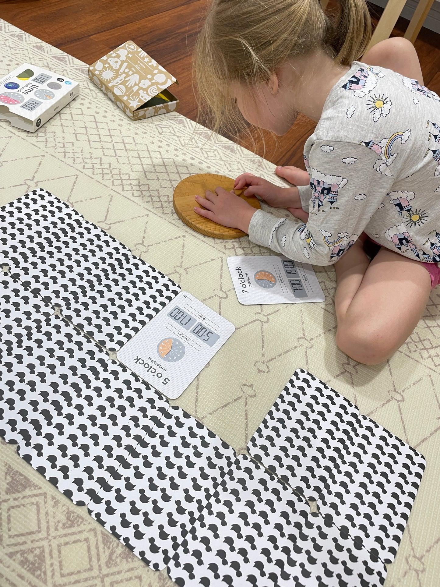 Time Flash Cards – Little Toy Tribe