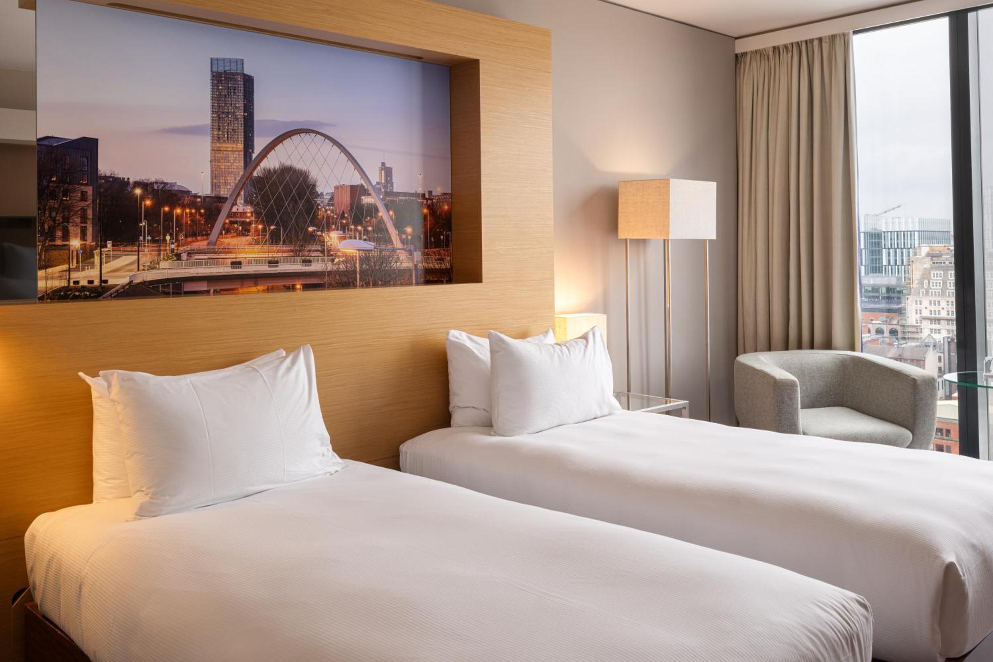 Chambre Lits Jumeaux Classique avec Vue sur la Ville